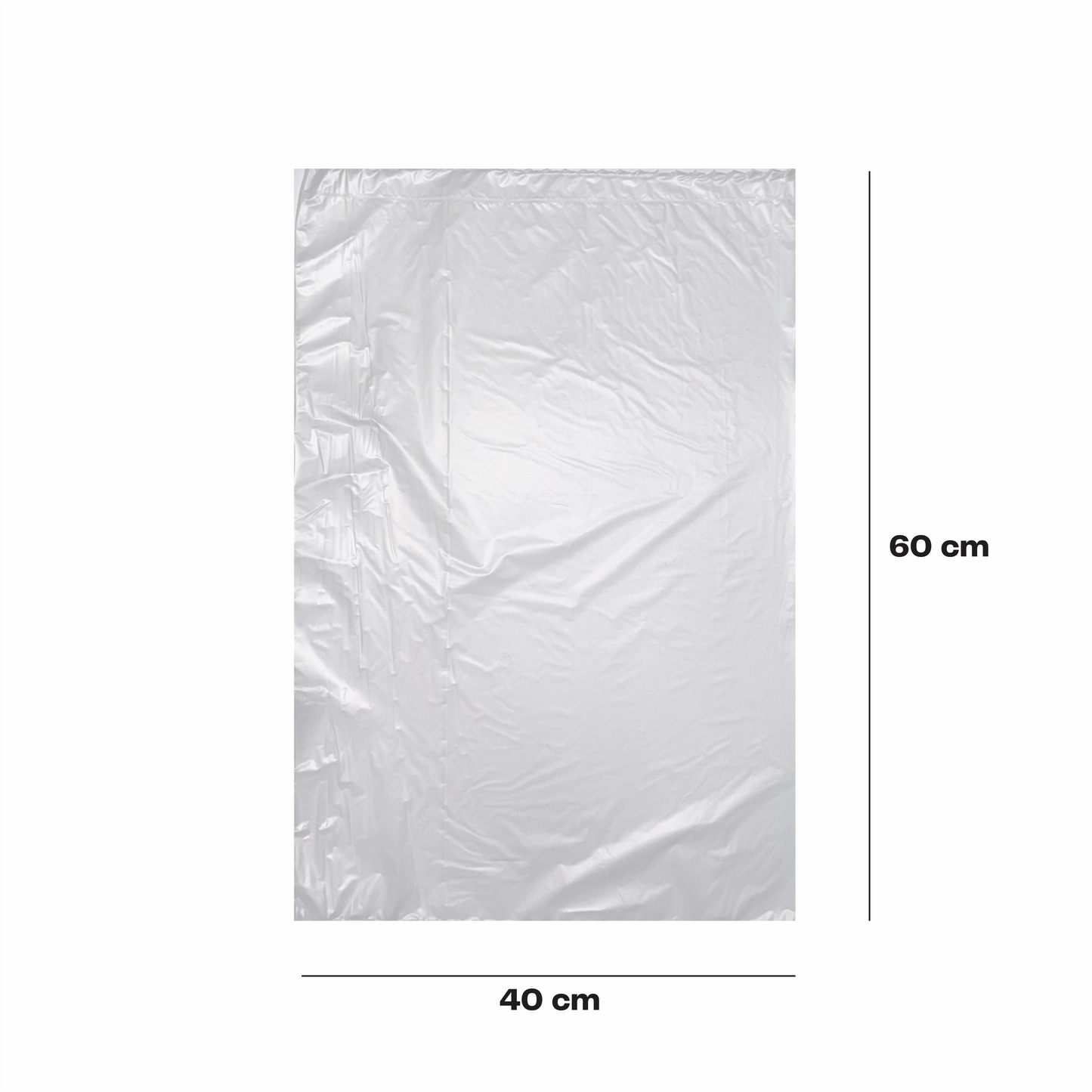 40x60cm Bolsa en rollo transparente