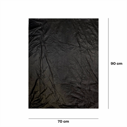 70x90cm Bolsa en rollo negra