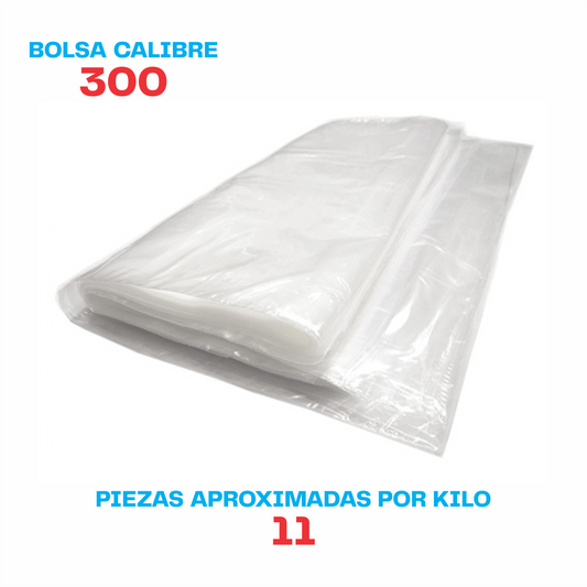 70 x 90 Bolsa transparente Cal. 300