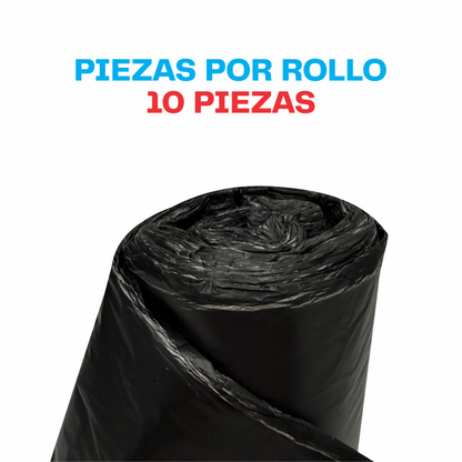 90x120cm Bolsa en rollo negra