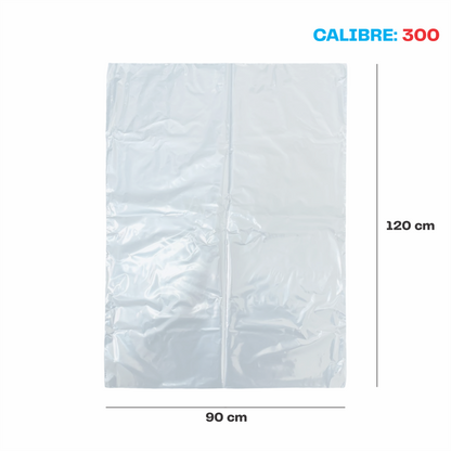 90 x 120 Bolsa transparente Cal. 300