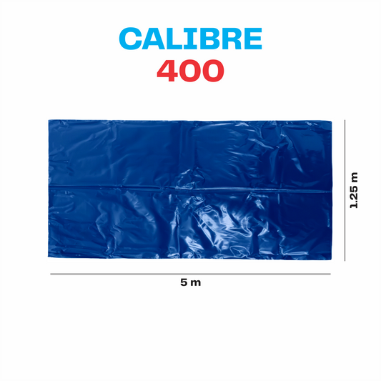 Plastico polietileno Azul Cal. 400 - 1.25mx5m