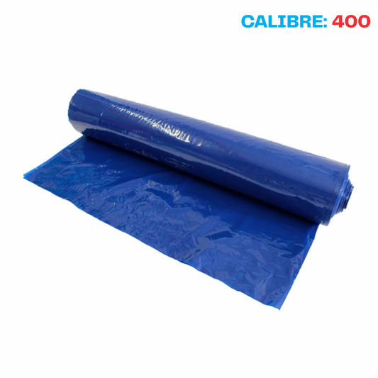Plastico polietileno Azul Cal. 400 - 1.25mx5m
