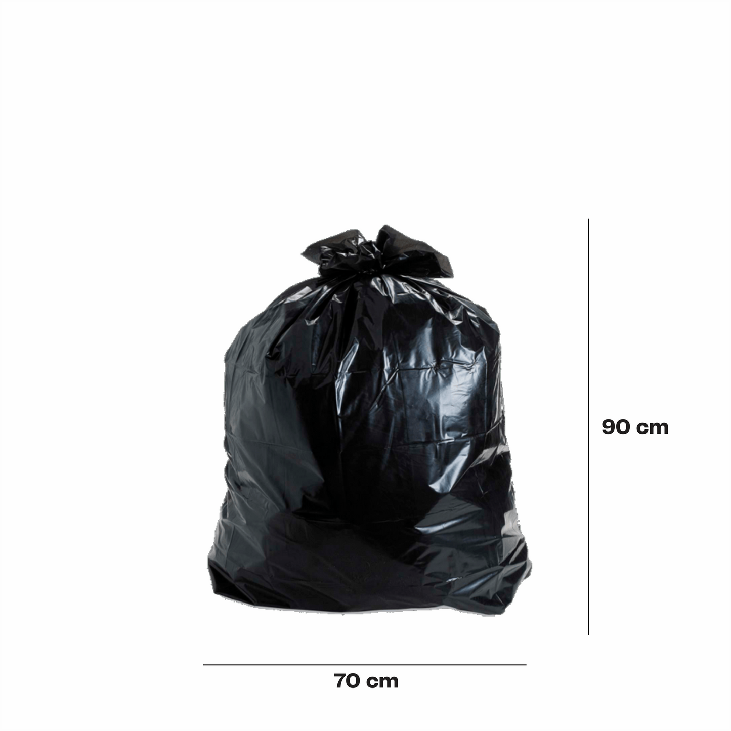 70x90cm Bolsa negra