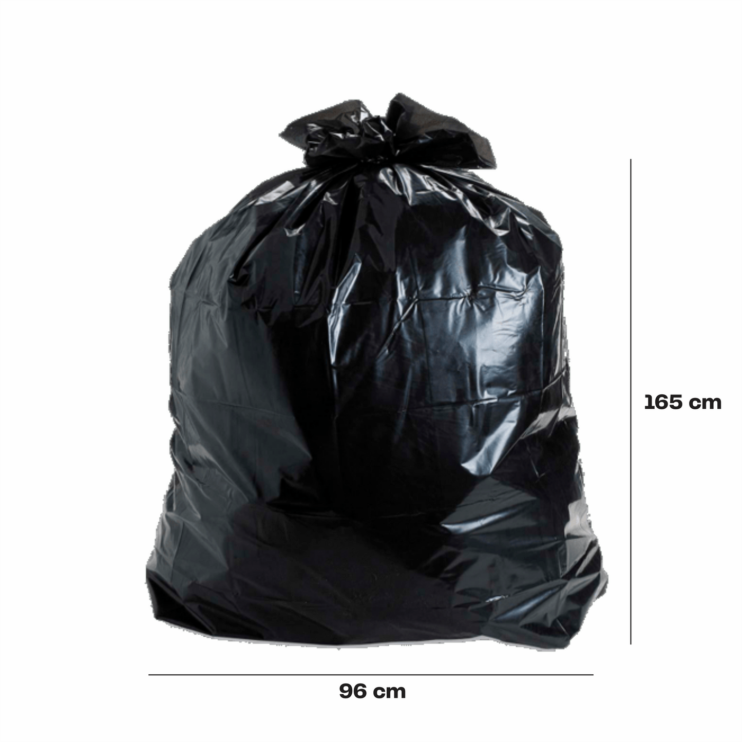 95x165cm Bolsa negra