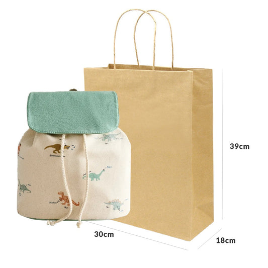 30x18x39cm Bolsa kraft natural vertical grande