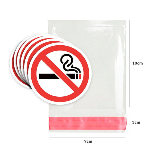9x10+3cm Bolsa de celofan con adhesivo