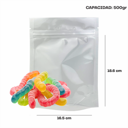 Mediana Blanco con Transparente (16.5x18.6X9)