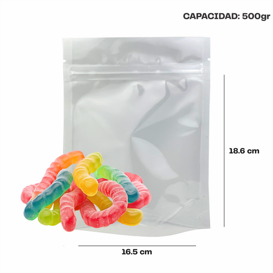 Mediana Blanco con Transparente (16.5x18.6X9)