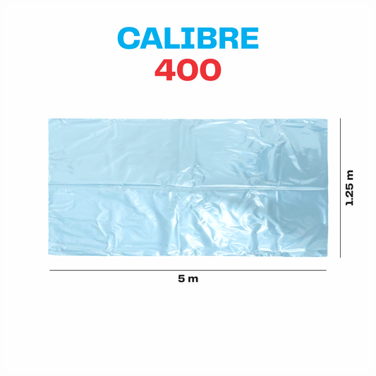 Plastico polietileno Celeste Cal. 400 - 1.25mx5m