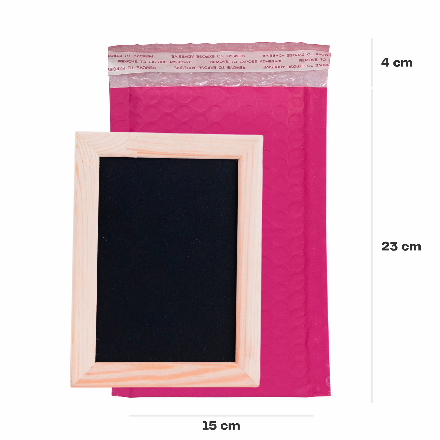 15x23+4cm Sobre burbuja fucsia
