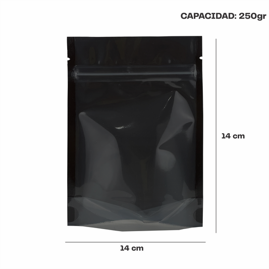 Chica Negro con Transparente (14x16x7.75)