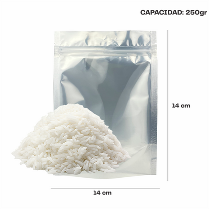 Chica Plata con Transparente (14x16x7.75)