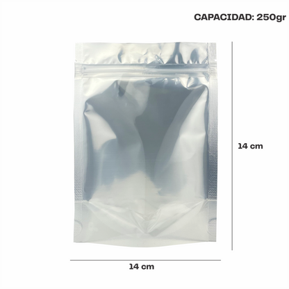 Chica Plata con Transparente (14x16x7.75)