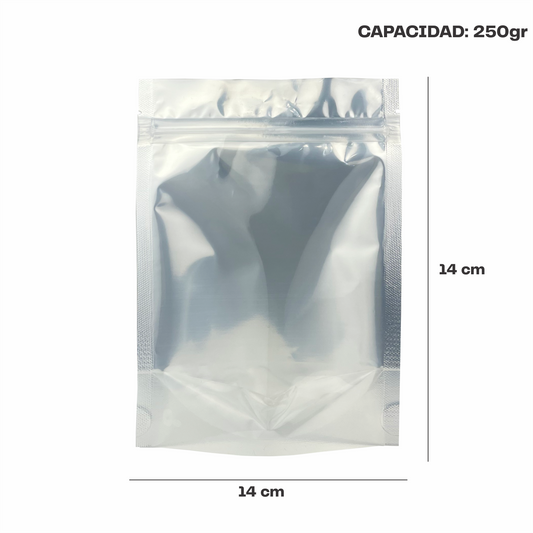 Chica Plata con Transparente (14x16x7.75)