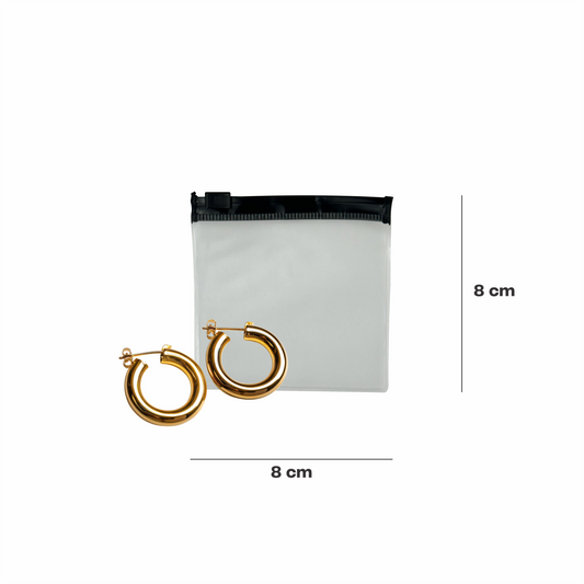 Bolsa con cierre hermetico pvc 8 x 8 cm