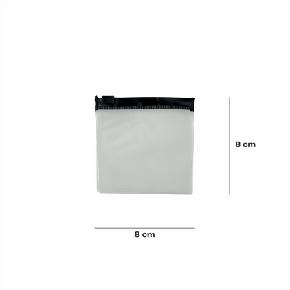 Bolsa con cierre hermetico pvc 8 x 8 cm
