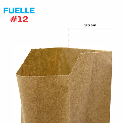 17x9.5x36.5cmBolsa de papel kraft #12