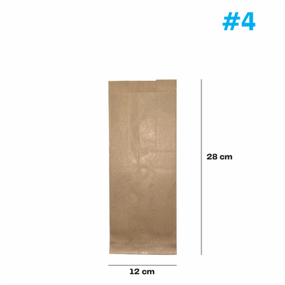 12x7x28cm  Bolsa de papel kraft #4