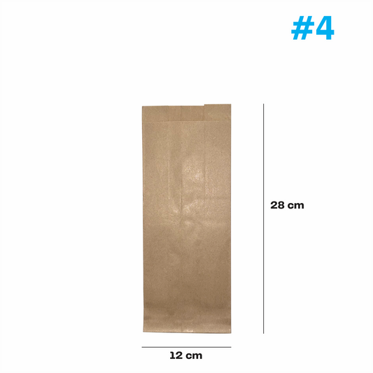 12x7x28cm  Bolsa de papel kraft #4