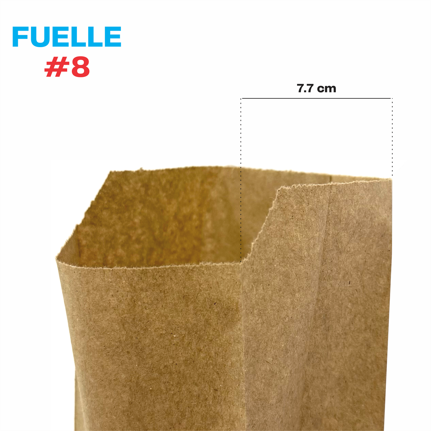 15x7.7x32cm Bolsa de papel kraft #8