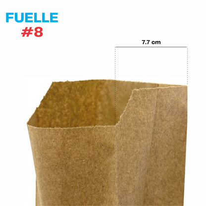 15x7.7x32cm Bolsa de papel kraft #8