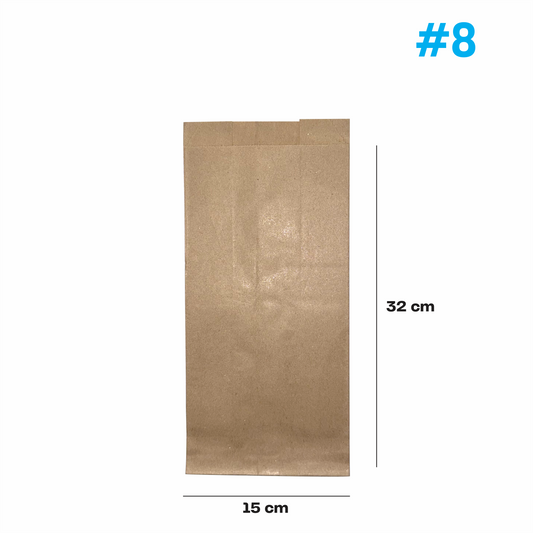 15x7.7x32cm Bolsa de papel kraft #8