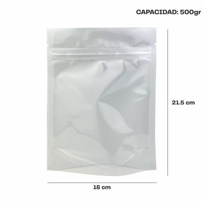Mediana Blanco con Transparente (18x21.5x9)