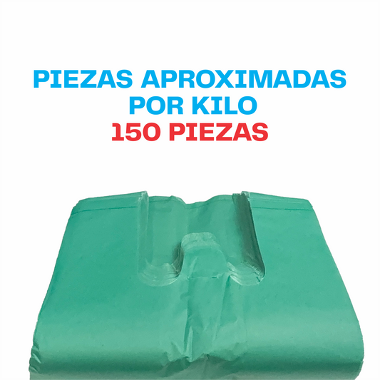 20x33cm Bolsa de camiseta color Biodegradable Mini