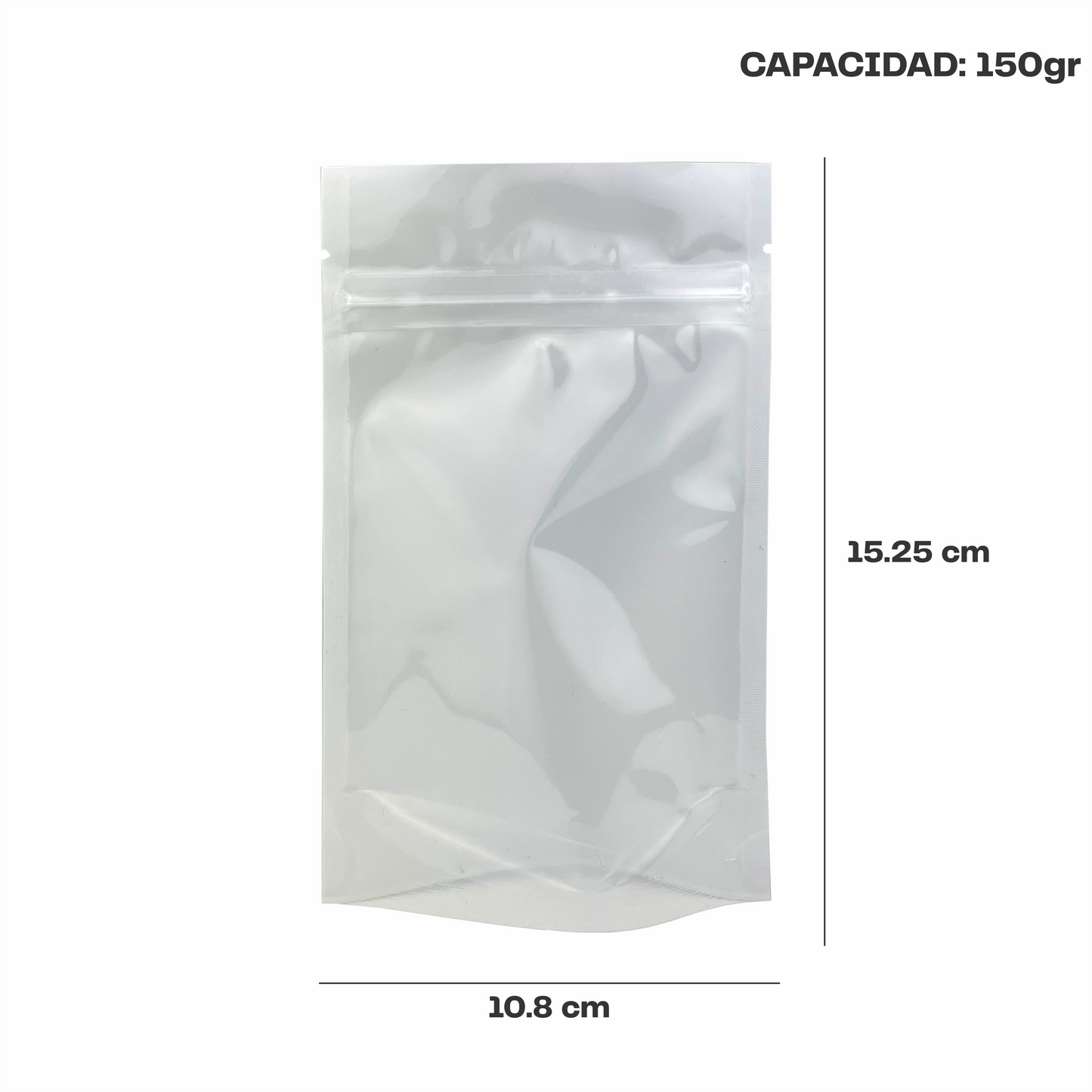 Mini Blanco con Transparente (10.8x15.25x6.35)