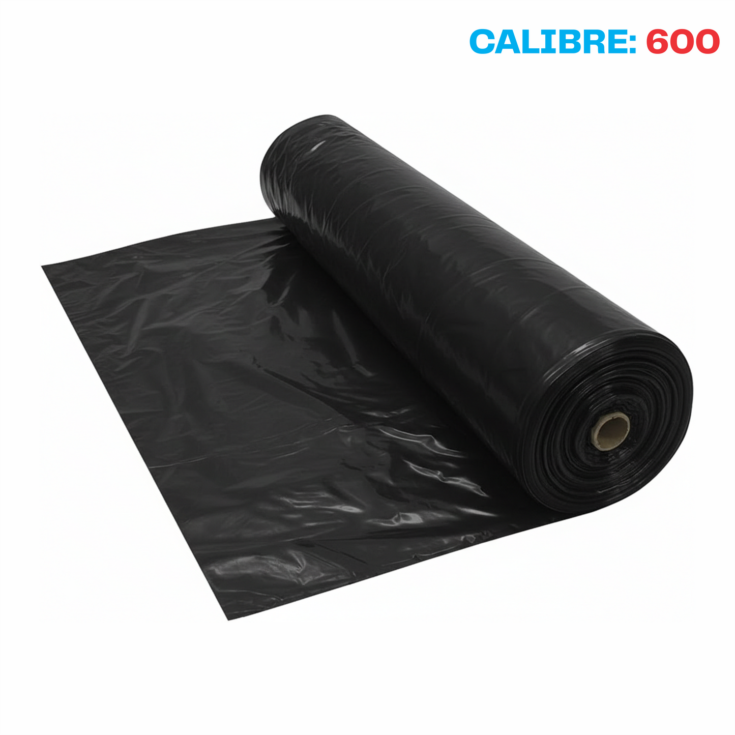Plastico polietileno negro Cal. 600 - 3x5m