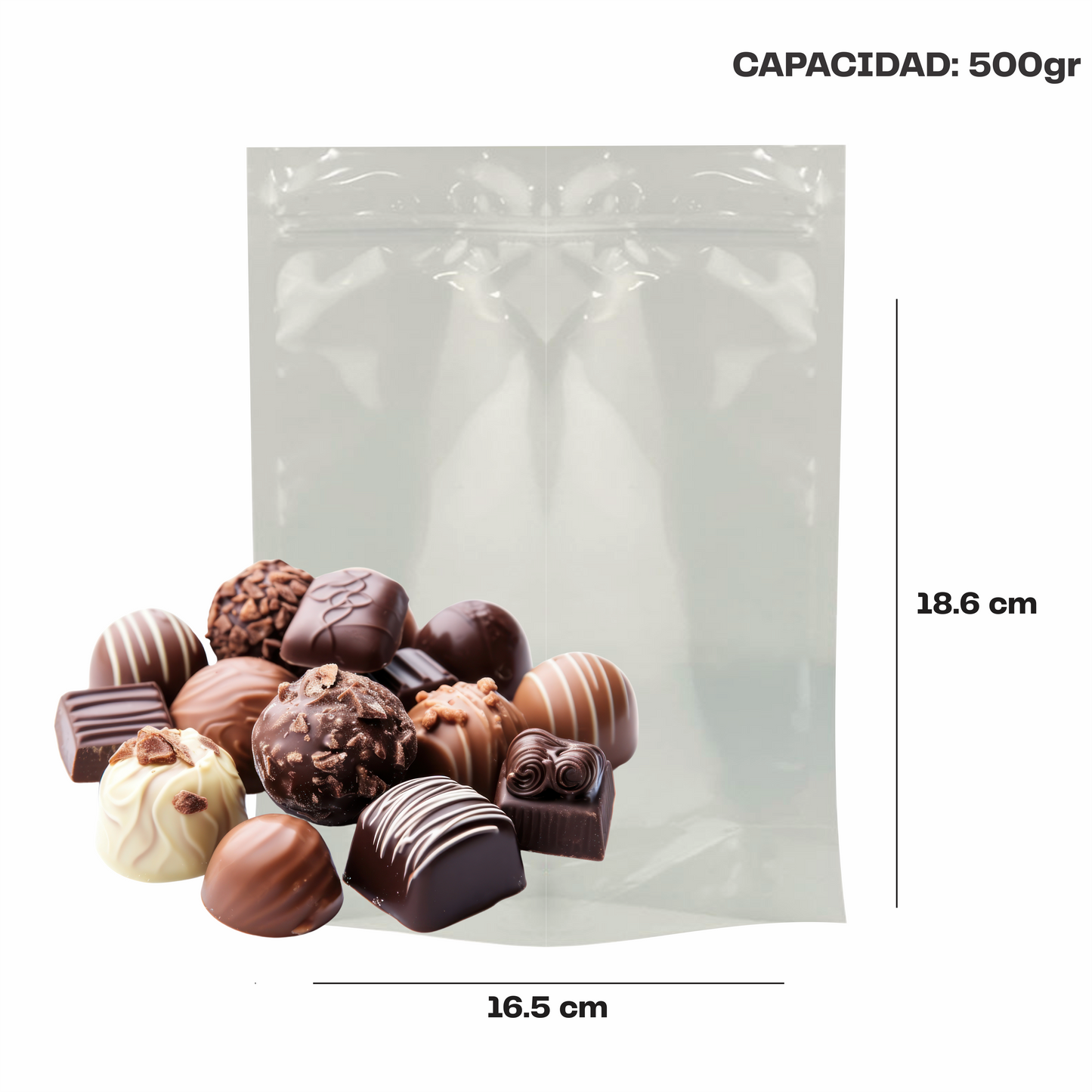 Mediana Transparente (16.5x18.6X9)