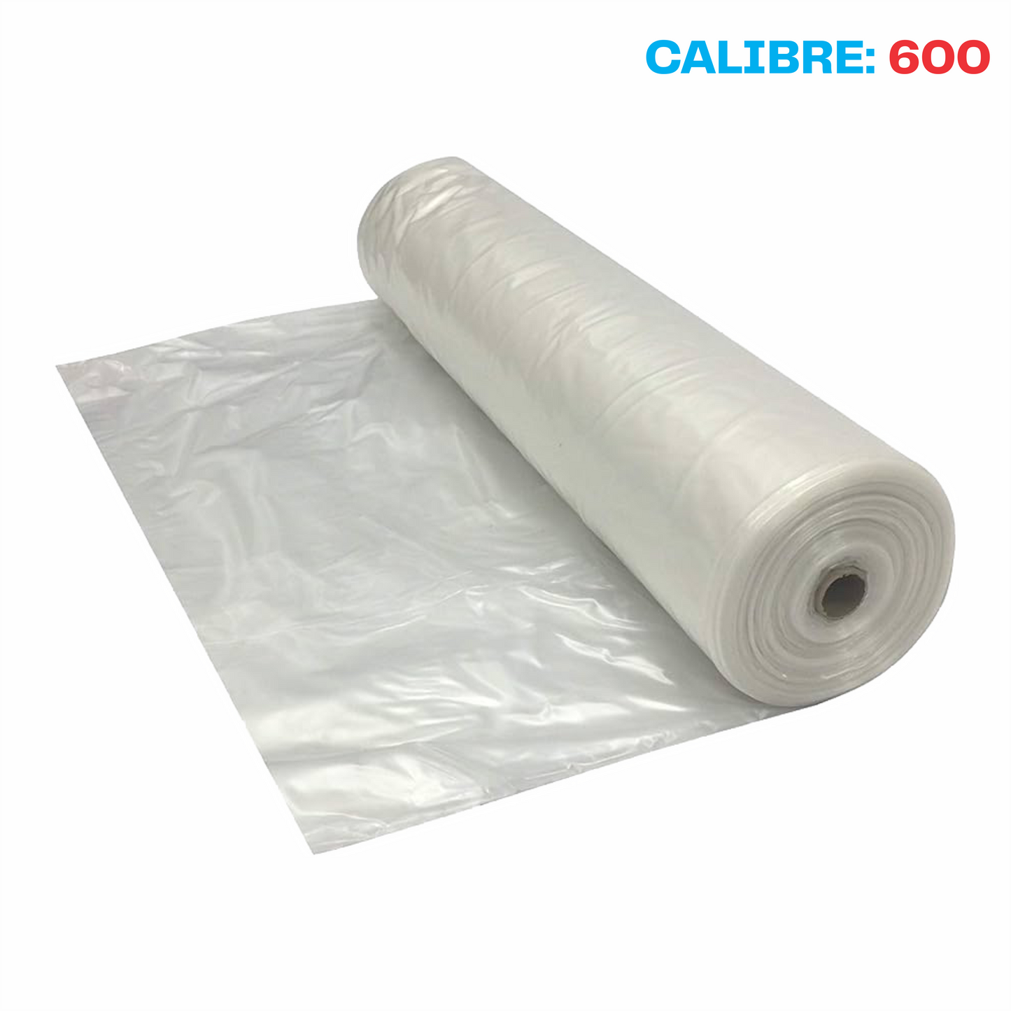 Plastico polietileno transparente Cal. 600 - 3x5m