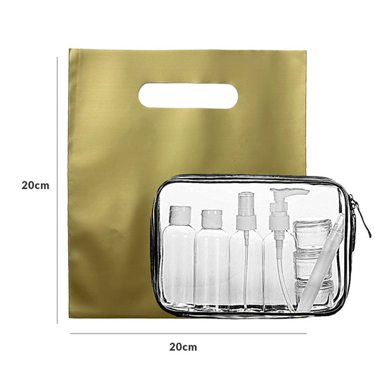 20x20cm Bolsa boutique dorado