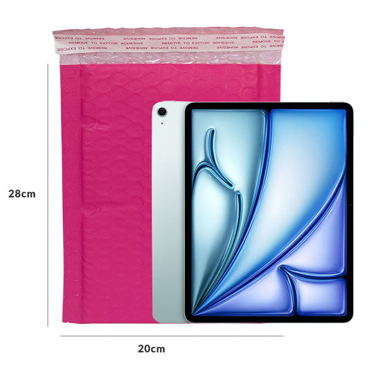 20x28cm Sobre de envio con burbuja fucsia
