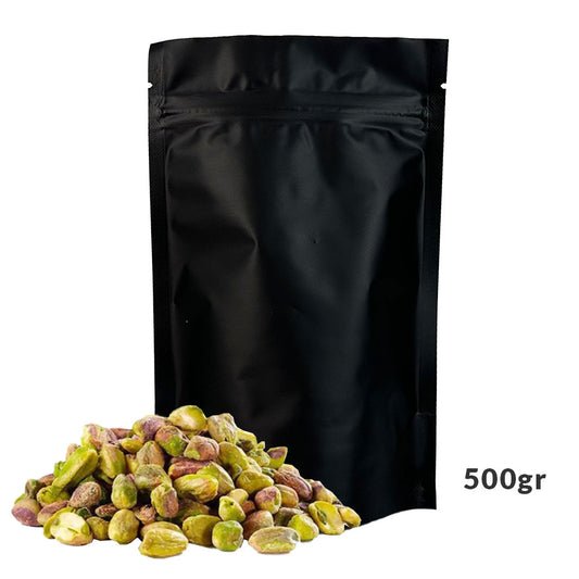 18x21.5x9cm Bolsa trilaminada negra mediana