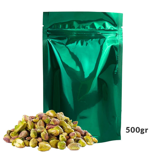 18x21.5x9cm Bolsa trilaminada verde mediana