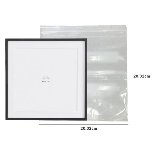 20.32x20.32cm Bolsa auto cierre