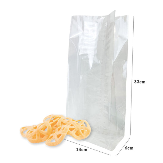 14x6x33cm Bolsa grado alimenticio fuelle 5