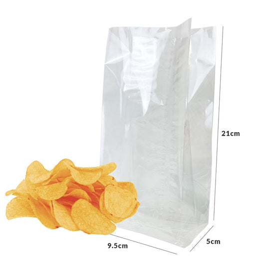 9.5x5x21cm Bolsa grado alimenticio fuelle 2