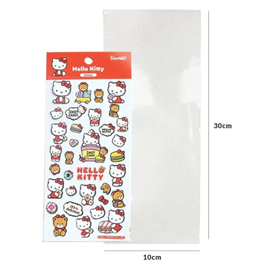 10x30cm Bolsa de celofan plana