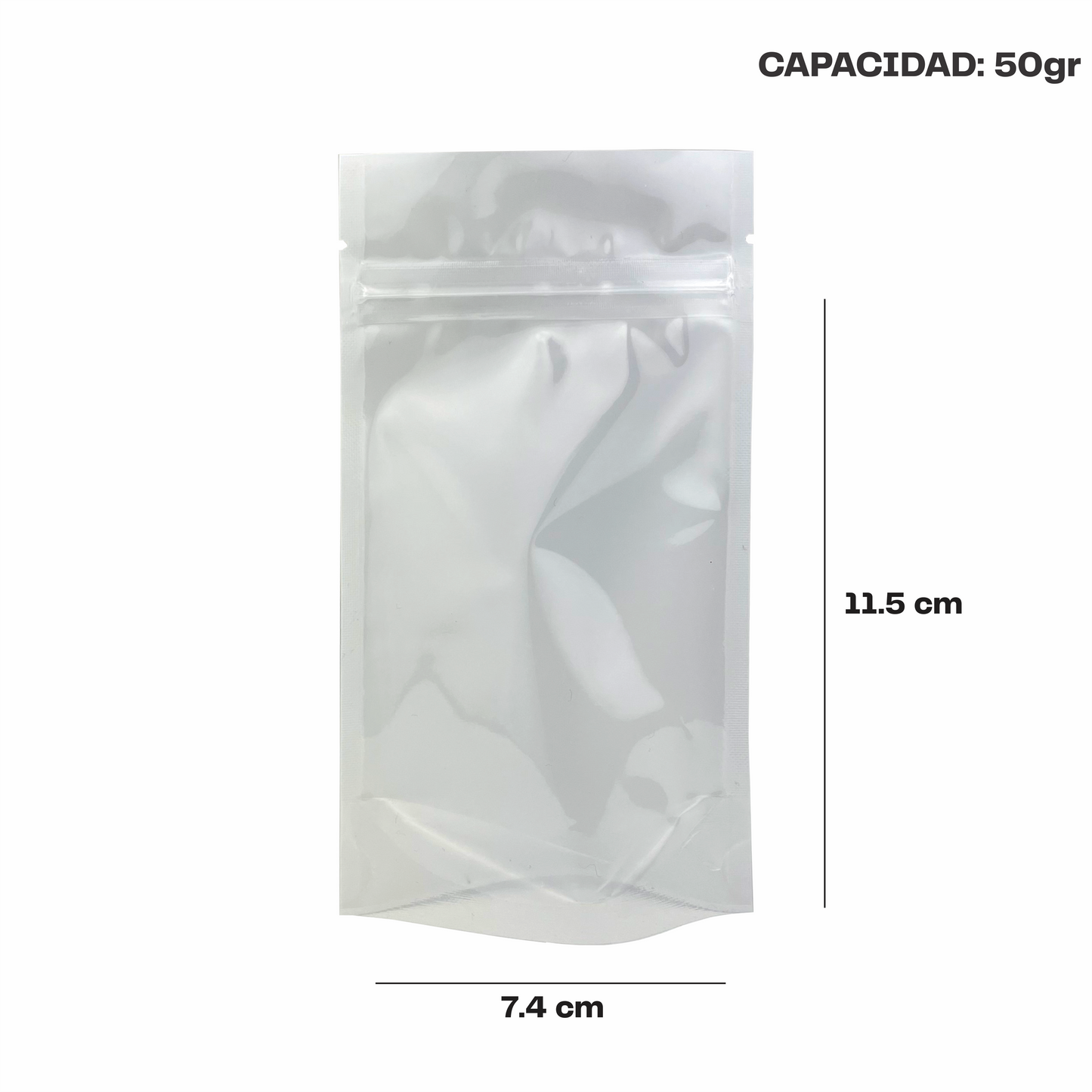 Extramini Blanco con Transparente  (7.4x11.5x4.5)