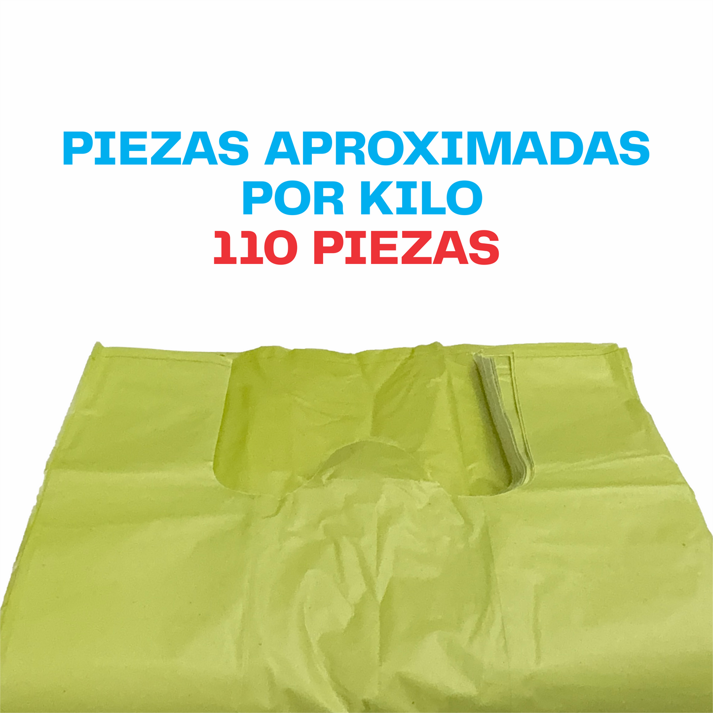 25x40cm Bolsa de camiseta color Biodegradable Chica