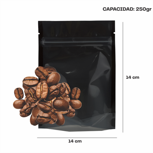 Chica Negro con Transparente (14x16x7.75)