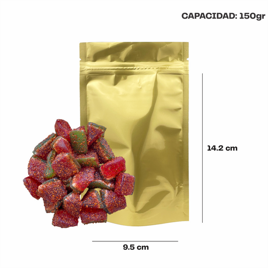 Bolsa trilaminada dorada