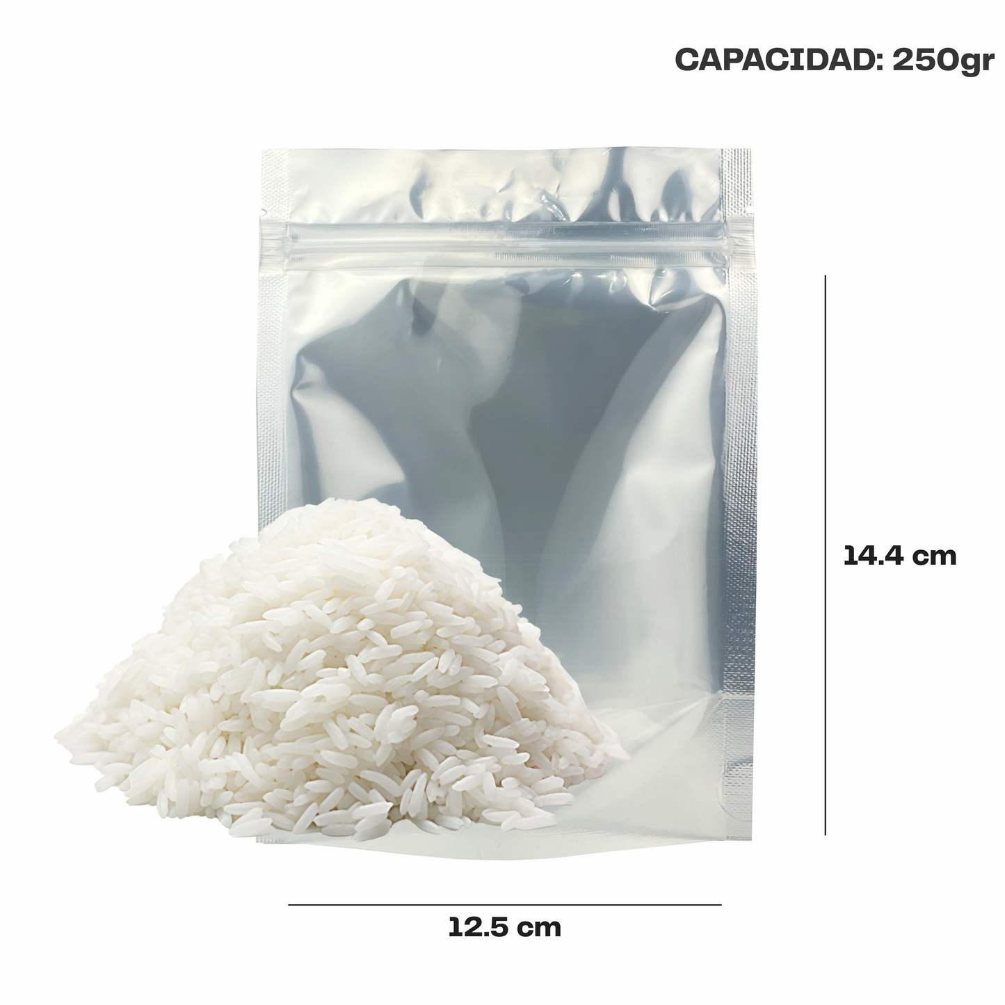 Chica Plata con Transparente (12.5x14.4x7.75)