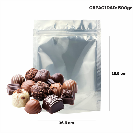 Mediana Plata con Transparente (16.5x18.6X9)