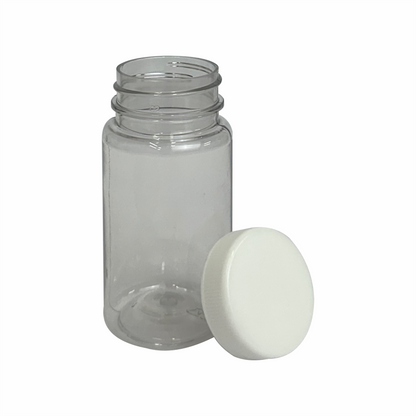 Bote 110 ml tapa lisa blanca