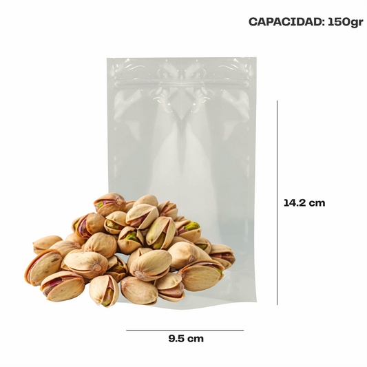 Bolsa trilaminada transparente